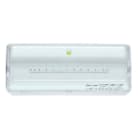 LUZNOR - Luminaria emergencia L LED sin permanente 250lm 2h difusor transparente
