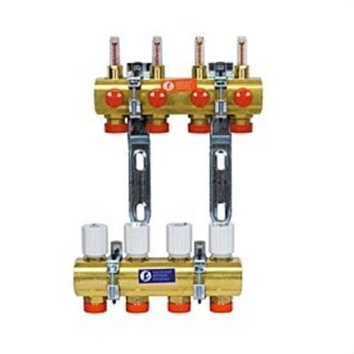 GIACOMINI - COLECTOR LATÓN PREMONTADO 1"X18 12 CIRCUITOS