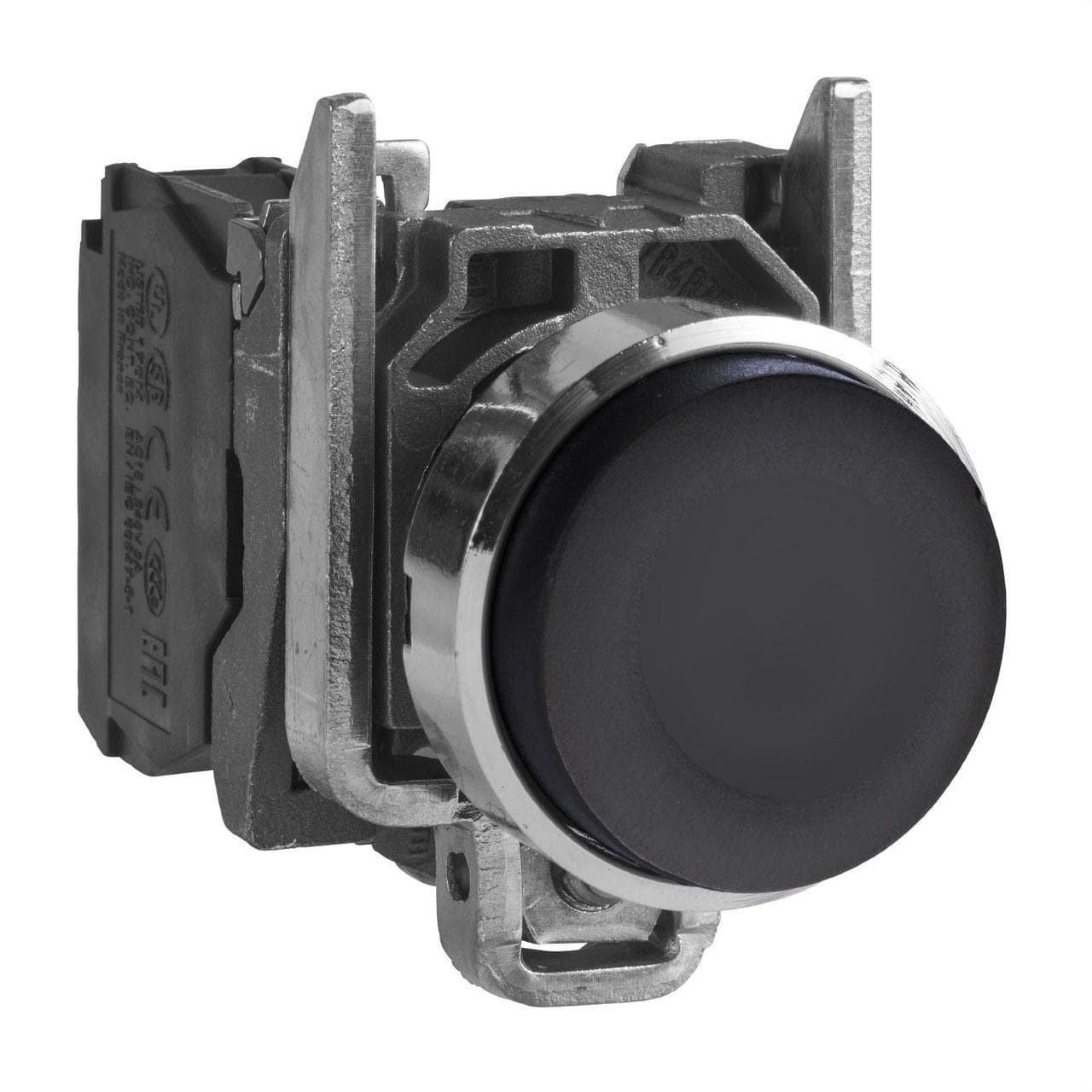 Schneider Electric - Pulsador saliente XB4 negro 1 NA custo