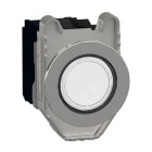 Schneider Electric - Pulsador luminoso XB4 montaje enrasado blanco LED 120V AC 1 NA+1 NA custo
