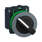 Schneider Electric - Selector XB5 montaje enrasado 2 posiciones fijas 1NA color gris CUSTO