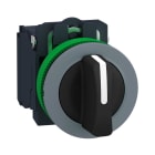 Schneider Electric - Selector XB5 montaje enrasado 3 posiciones fijas 2NA color gris CUSTO
