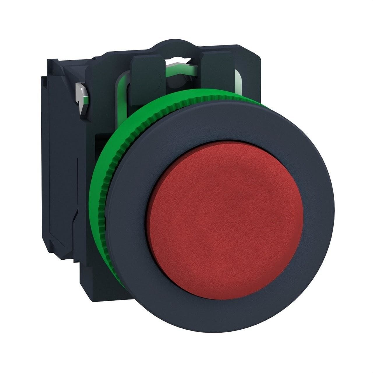 Schneider Electric - Pulsador XB5 montaje enrasado XB5 rojo saliente 1 NC CUSTO