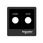 Schneider Electric - Placa de inscripción 100x100 en blanco CUSTO