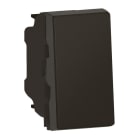 LEGRAND - Pulsador Mosaic EasyLed - 1 módulo - 6 A - Negro mate