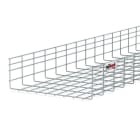PEMSA - Bandeja de rejilla Rejiband altura 150 mm y ancho 450 mm con borde de seguridad, en acero, acabado electrocincado EZ