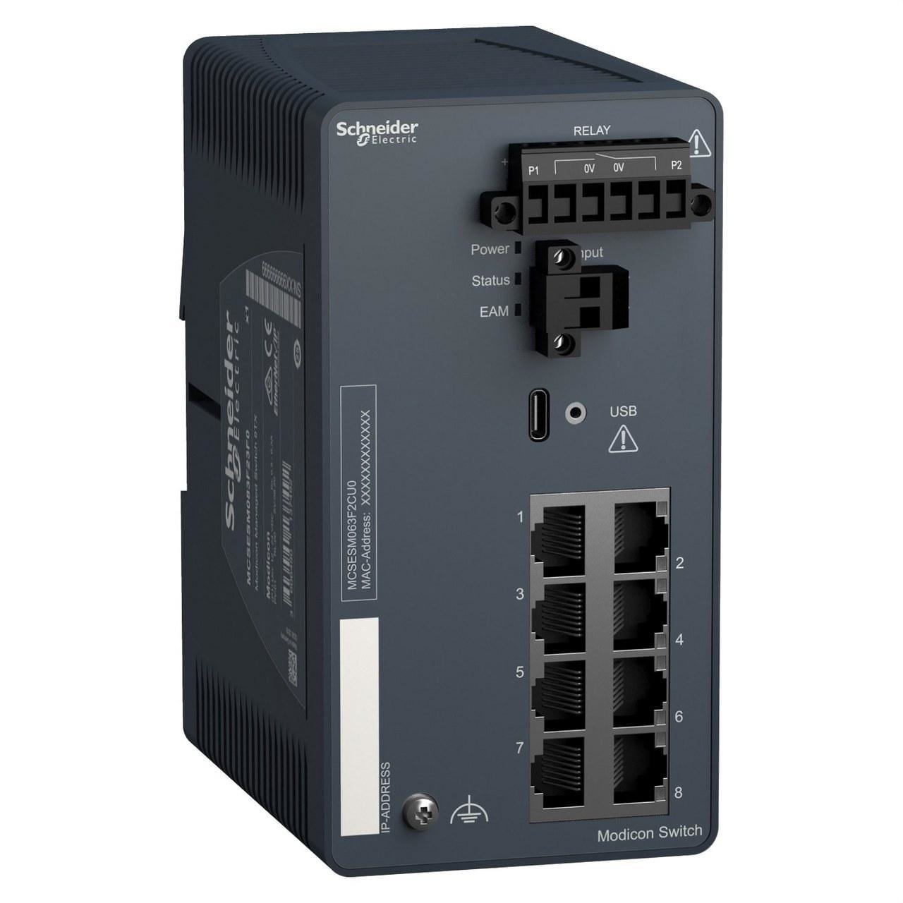 Schneider Electric - Conmutador Ethernet TCP/IP 8x10/100BASE-TX RJ45