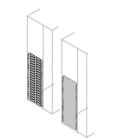 ABB - Segregación vertical lateral posterior pretroquelada 800x900mm