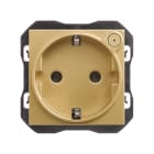 SIMON - Base de enchufe SIMON 270 IO schuko oro