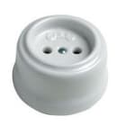 FONTINI - Base enchufe EURO 16A obturador porcelana Reggia (Pack)