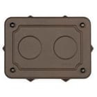 FONTINI - Caja empalmes rectangular metal envejecido