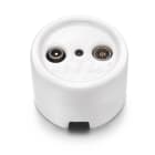 FONTINI - Toma intermedia A TV-SAT GARBY porcelana (Pack)