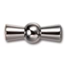 FONTINI - Lazo rotativo metal + tornillo cromo blanco