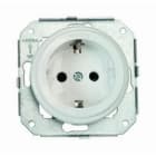 FONTINI - Base GARBY toma tierra lateral blanco (Pack)