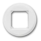 FONTINI - Marco 1 elemento GARBY COLONIAL cuadrado porcelana blanco (Pack)