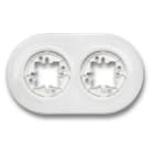 FONTINI - Marco 2 elementos DO superficie porcelana blanco (Pack)