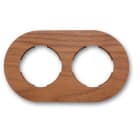 FONTINI - Marco 2 elementos DO superficie madera nogal (Pack)