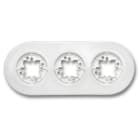 FONTINI - Marco 3 elementos DO superficie porcelana blanco (Pack)