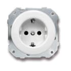FONTINI - Base SCHUKO DO empotrar 16A 250V porcelana blanco (Pack)