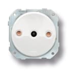 FONTINI - Mecanismo pulsador rotativo 10A 250V sin manecillas porcelana blanco / cobre