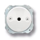 FONTINI - Mecanismo doble pulsador rotativo 10A 250V porcelana blanco / cromo