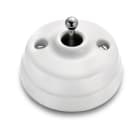 FONTINI - Conmutador DIMBLER 10A 250V porcelana cromo (Pack)