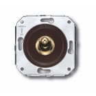FONTINI - Conmutador manecilla 10A 250V oro / marrón (Pack)