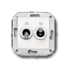 FONTINI - Mecanismo persiana F-37 ROCKING cromo blanco (Pack)