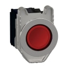 Schneider Electric - Pulsador luminoso XB4 montaje enrasado rojo LED 230V AC 1 NA+1 NC