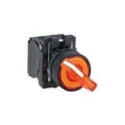 Schneider Electric - Selector con LED diámetro 22 230-240V maneta amarillo embellecedor plástico
