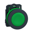 Schneider Electric - Pulsador XB5 montaje enrasado verde CAP PB 1 NO abrazadera tornillo