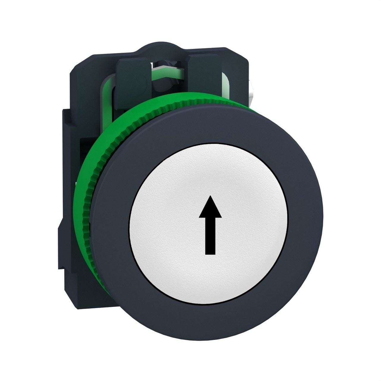 Schneider Electric - Pulsador XB5 montaje enrasado XB5 rojo 1 NC con marcaje "STOP"