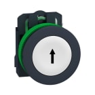 Schneider Electric - Pulsador XB5 montaje enrasado XB5 rojo 1 NC con marcaje "STOP"