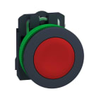 Schneider Electric - Pulsador XB5 montaje enrasado rojo CAP PB 1 NC abrazadera tornillo