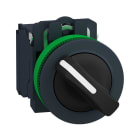 Schneider Electric - Selector XB5 montaje enrasado 2 posiciones STAY PUT 1 NO abrazadera tornillo