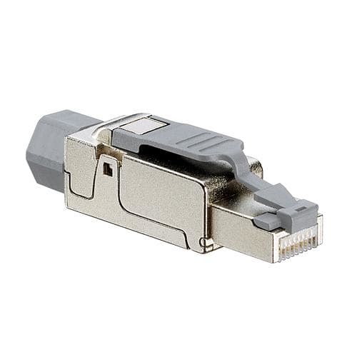 LEVITON - CONECTOR MTRACHO RJ45 APANTALLADO CAT 6A SIN HERRA