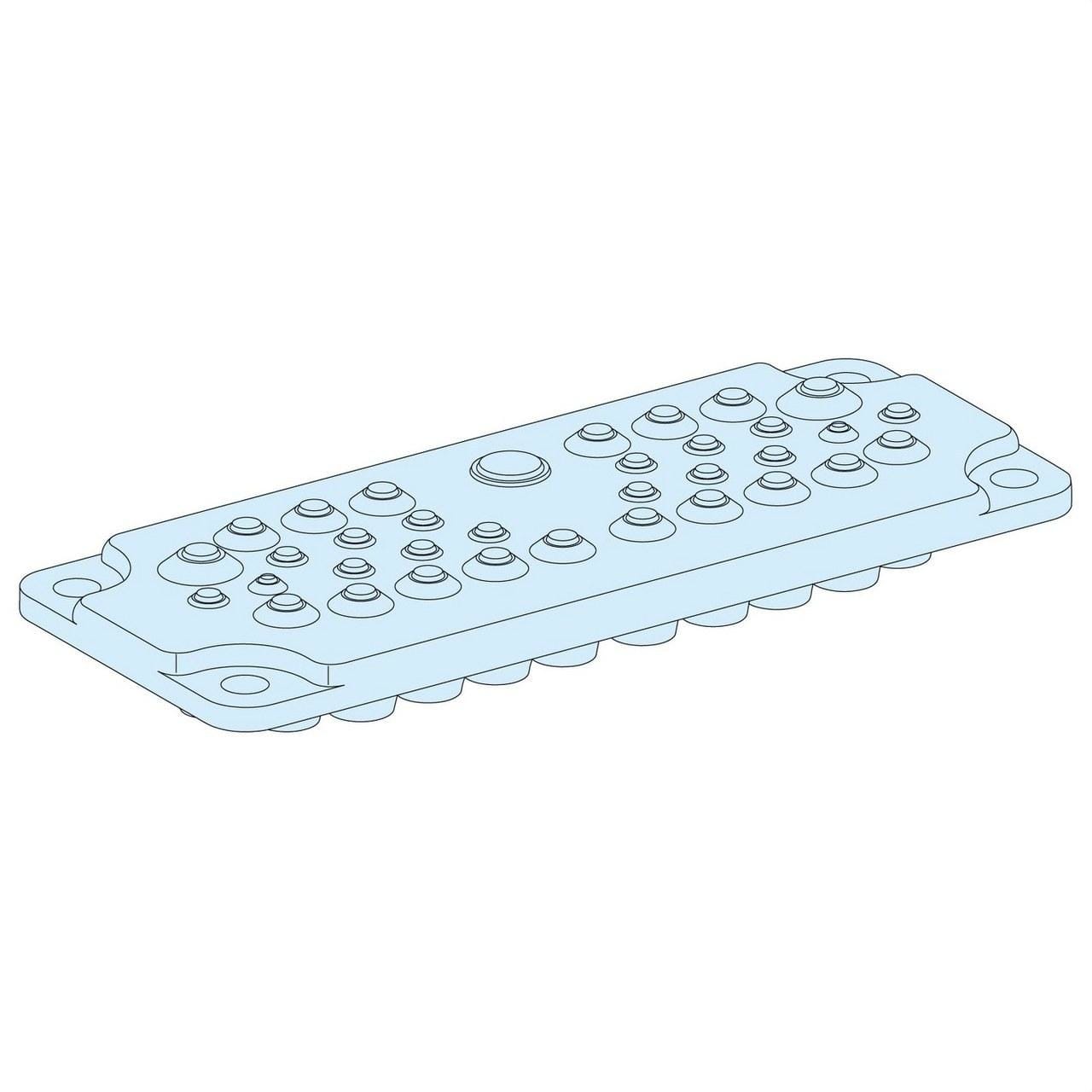 Schneider Electric - Placa pasacables IP55 35 entradas