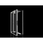RITTAL - Rack VX/IT estándar puerta perforada 600x2000x1200mm RAL 7035 para redes / servidores con guías perfil de 19"