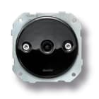 FONTINI - Mecanismo pulsador rotativo 10A 250V sin manecillas porcelana negro / cromo
