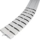 HAGER - Salvacables flexible gris claro