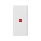 SIMON - Tecla SIMON K45 para interruptor unipolar con mecanismo piloto de estado blanco nieve