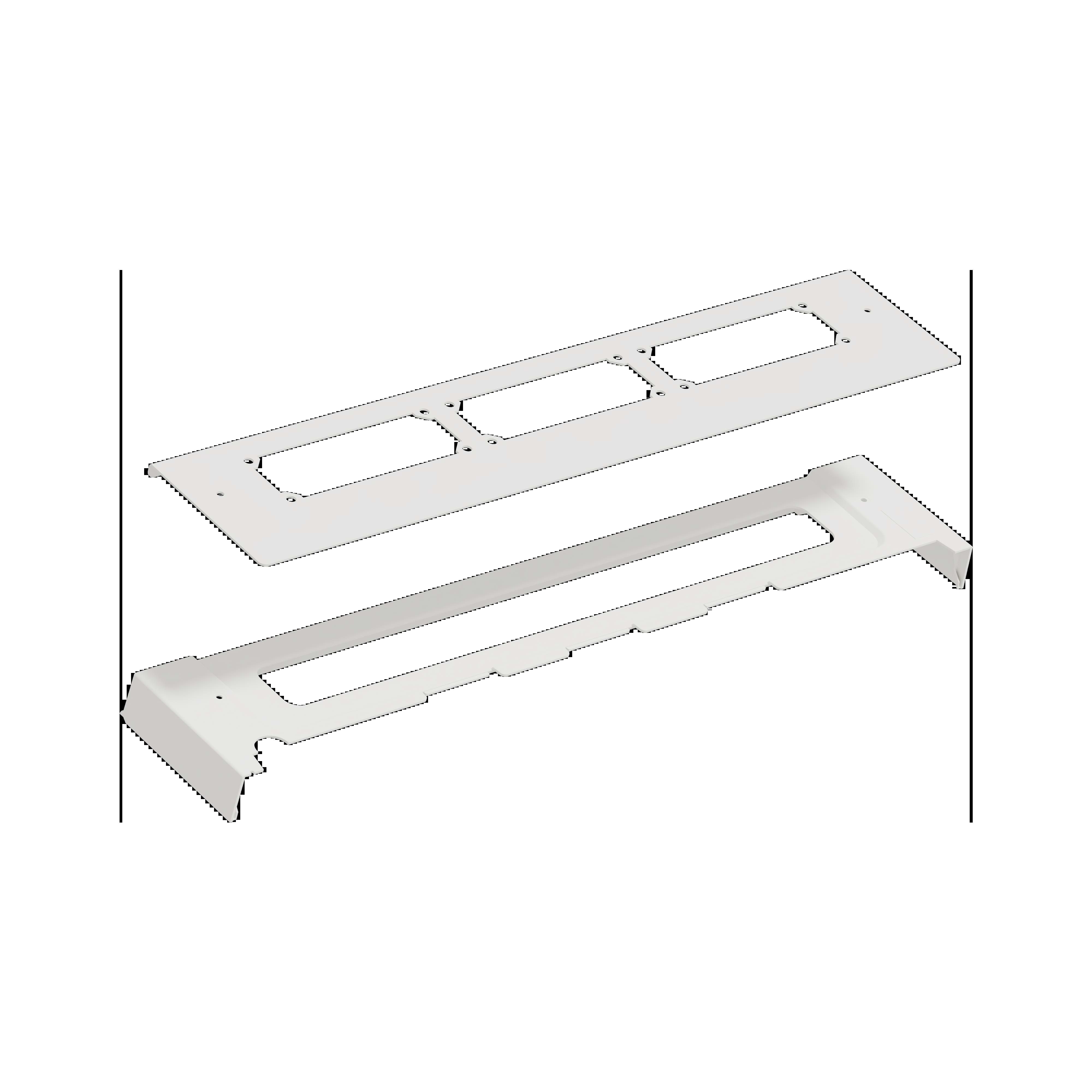 Schneider Electric - Placa perforada G IP30 ancho 850mm