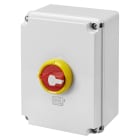 GEWISS - Interruptor rotativo HP con caja de material aislante maneta roja 4P 100A IP66/67/69
