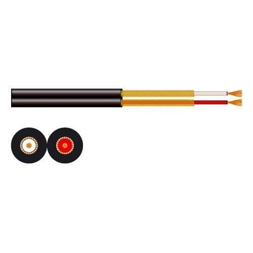 FONESTAR - Cable paralelo 2 conductor TPB negro (rollo 200m)