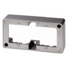 HAGER - Caja montaje superficie con 2 elementos Q1/Q3 antracita