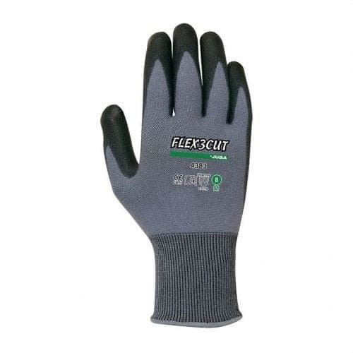 JUBA - Guante de nylon® FLEX-3 CUT recubrimiento palma poliuretano talla 9
