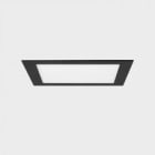KOHL LIGHTING - DISC SQ RECESSED WITH FRAME BLACK-BLACK 24 W 4000K
