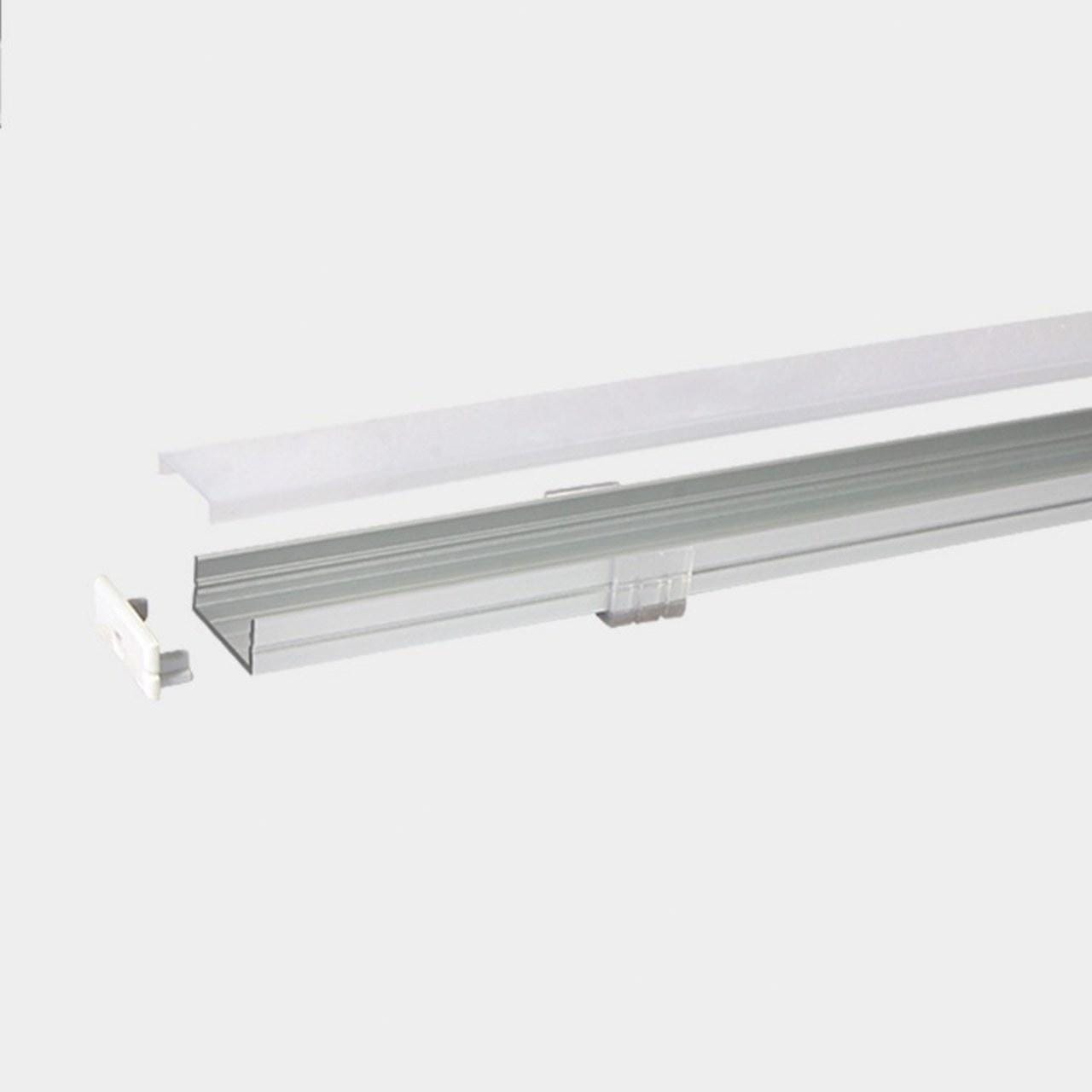 BLUELED - Perfil aluminio 23x10mm corte (alternativa 475000) BLUELed 459000