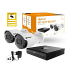 GOLMAR - Kit 2BHVR2E con DVR y 2 Bullet AOC 230x215x47mm