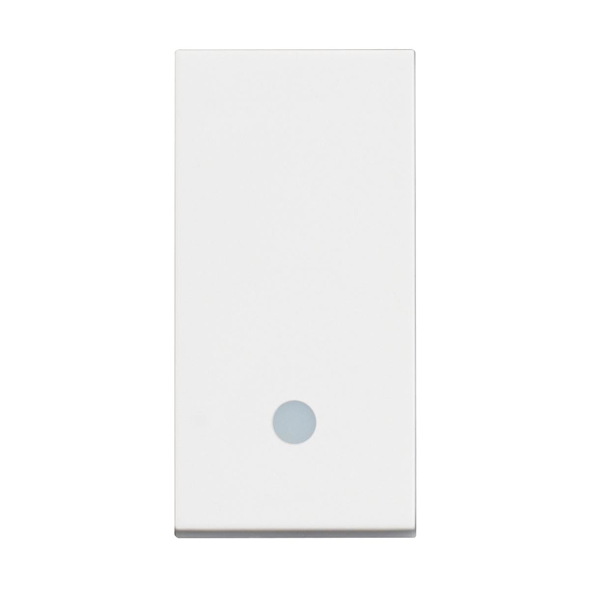 BTICINO - Interruptor iluminable Classia - 10 AX-250 Vca - Blanco - 1 módulo